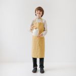 Linen Daily Apron for Kids - Honey - Image 6