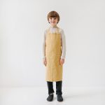 Linen Daily Apron for Kids - Honey - Image 2