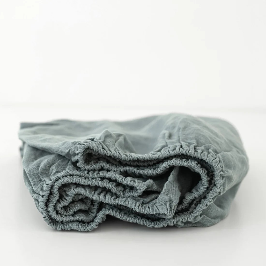 linen-fitted-sheet-for-kids-cafe-creme-39f99b8f Linen Fitted Sheet for Kids - Blue Fog - Image 1