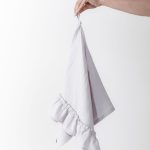 Linen Kitchen Towel With Ruffles - Image 12