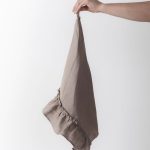 Linen Kitchen Towel With Ruffles - Image 6