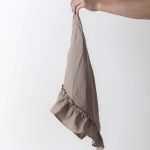 Linen Kitchen Towel With Ruffles - Image 11