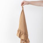 Linen Kitchen Towel With Ruffles - Image 8