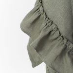 Linen Kitchen Towel With Ruffles - Image 9