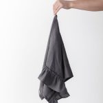 Linen Kitchen Towel With Ruffles - Image 10