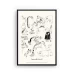 Moomin Jungle Poster, 30x40 cm