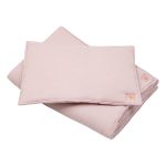 Muslin Baby Blanket + Pillow Set - Baby Pink
