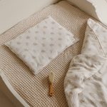 Muslin Baby Blanket + Pillow Set - Boho Flowers