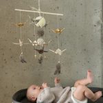 Origami Nursery Mobile - Gold Dust