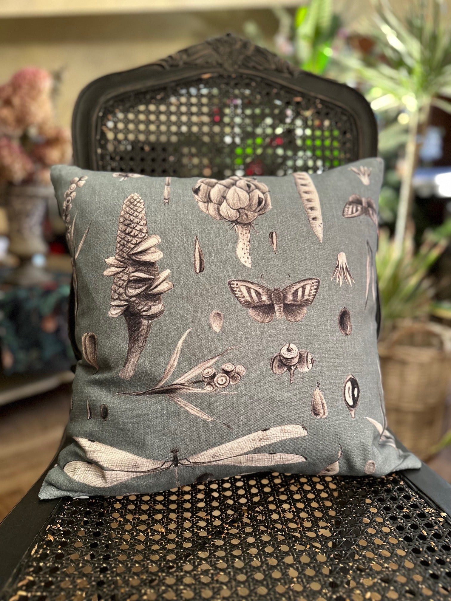 pillowcase-seeds-aqua-d8c89b24 Pillowcase - Seeds Aqua - Image 1