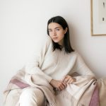 Natural Alpaca Wool Throw – Classic Tartan - Image 2