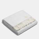 Natural Alpaca Wool Throw - Classic Fishbone - Image 12