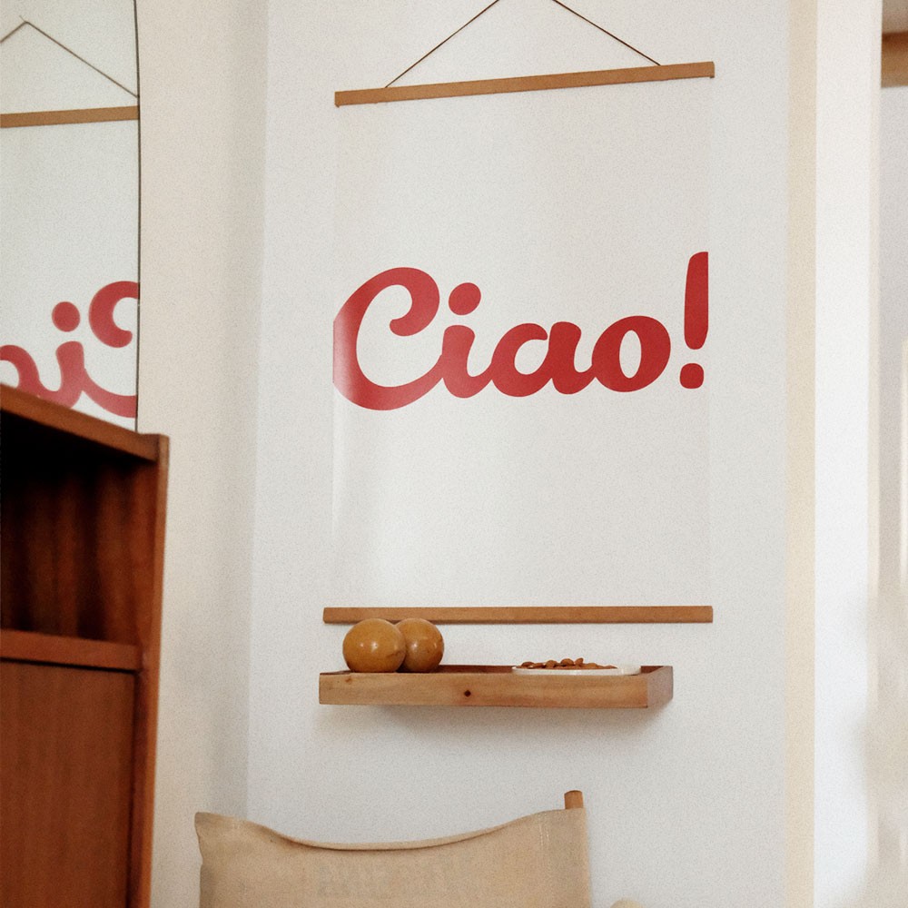 poster-50x70-cm-ciao-b9cb8cbb Poster 50x70 cm - Ciao! - Image 1