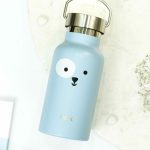 Water Bottle / Thermos – Puppy – Blue 350ml Stainless Steel - Image 4