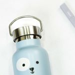 Water Bottle / Thermos – Puppy – Blue 350ml Stainless Steel - Image 3