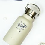 Water Bottle / Thermos – Bear Design – Beige 350ml Stainless Steel