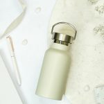 Water Bottle / Thermos – Beige 350ml Stainless Steel