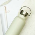 Water Bottle / Thermos – Beige 350ml Stainless Steel - Image 2