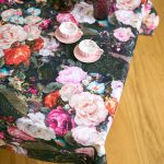 Rectangular Tablecloth - Francine Black