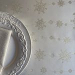 Rectangular Tablecloth - Golden Snowfall - Image 4