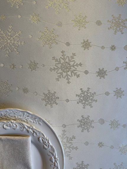 Rectangular Tablecloth - Golden Snowfall