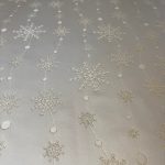 Rectangular Tablecloth - Golden Snowfall - Image 2