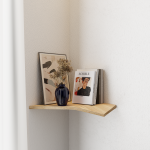 Wooden Corner Shelf - Edge - Image 3