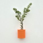 Ribble Wall Vase – Orange