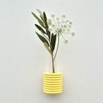 Ribble Wall Vase – Yellow