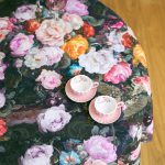 Round Tablecloth - Francine Black - Image 4