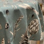 Round Tablecloth - Seeds Aqua - Image 4