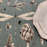 Round Tablecloth - Seeds Aqua - Image 2