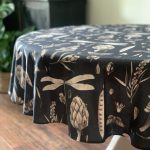 Round Tablecloth - Seeds Carbon - Image 6