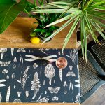 Seeds Carbon Table Runner