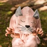 Short-Sleeve Poncho CAT- For KIDS (Size 122-150)