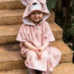 Short-Sleeve Poncho CAT- For TODDLERS (Size 82/86-116) - Image 2