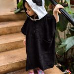 Short-Sleeve Poncho PANDA - For TODDLERS (Size 82/86-116) - Image 2