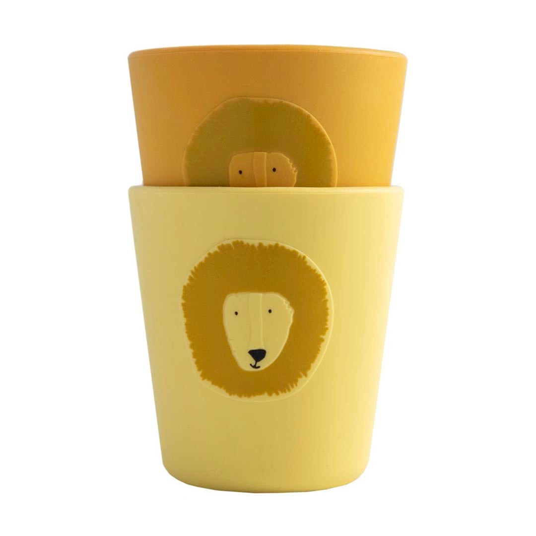 silicone-cups-2-pieces-mr-lion-f7c9389e Silicone Cups, 2-Pack - Mr. Lion - Image 1