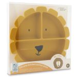 Silicone Divided Suction Plate for Kids - Mr. Lion - Image 7