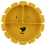 Silicone Divided Suction Plate for Kids - Mr. Lion - Image 5