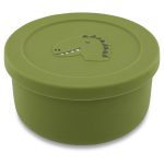Silicone Snack Container with Lid - Mr. Dino
