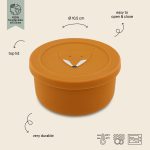 Silicone Snack Container with Lid - Mr. Fox - Image 4