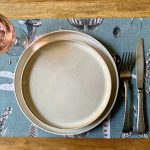 Table Placemat - Seeds Aqua