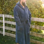 Unisex Hooded Bathrobe - Cotton Terry - Image 8