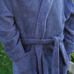 Unisex Hooded Bathrobe - Cotton Terry - Image 7