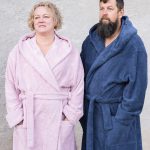 Unisex Hooded Bathrobe - Cotton Terry - Image 4
