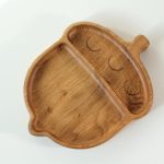 Wooden Plate For Kids - Acorn