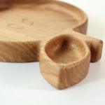 Wooden Plate For Kids - Apple