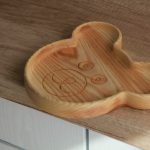 Wooden Plate For Kids - Bear
