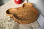 Wooden Plate For Kids - Bear - Image 4